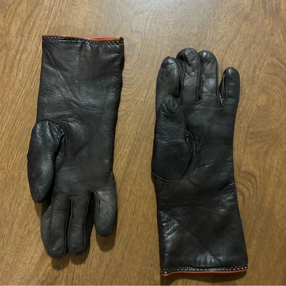 Coach leather gloves 6.5